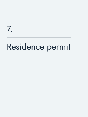 Residence permit