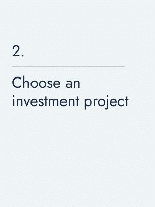 Choose an investment project 
