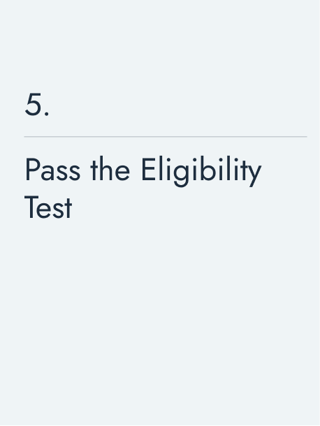 Pass the Eligibility Test