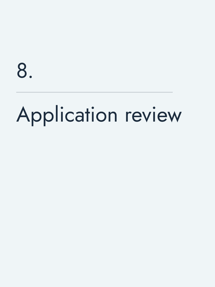 Application review