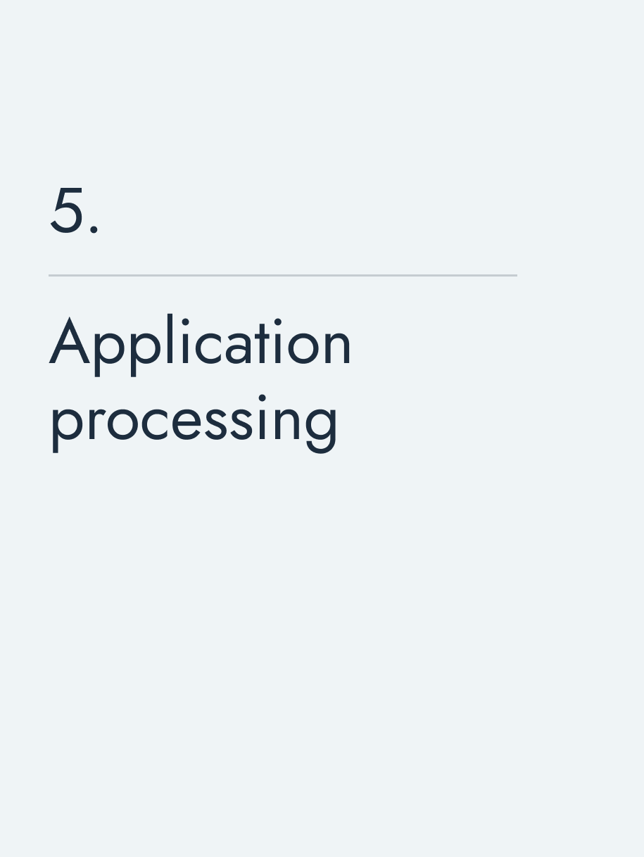Application processing