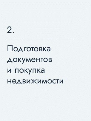 Подготовка документов и покупка недвижимости, 976 610 $