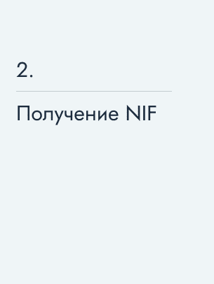 Получение NIF