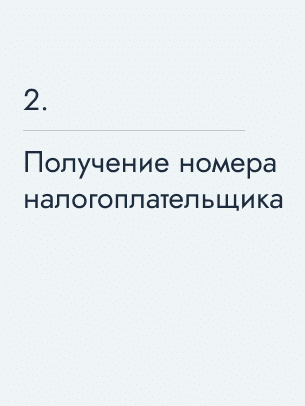 Получение номера налогоплательщика