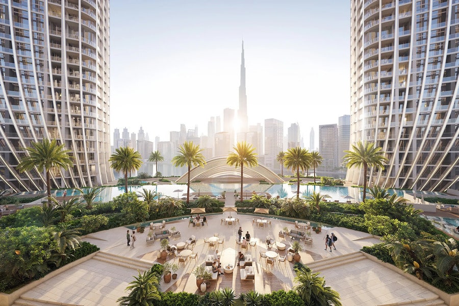 Futuristic‑style apartments in Business Bay