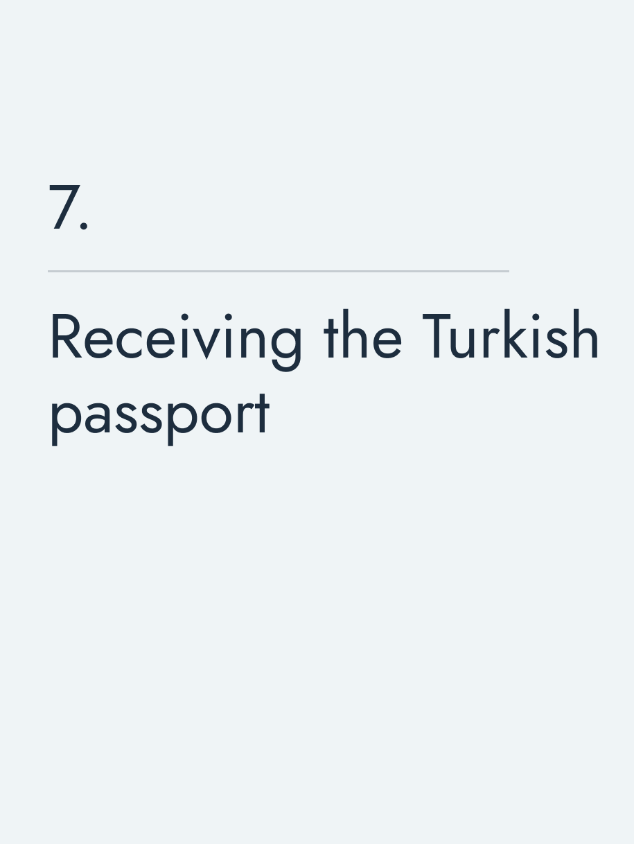 Receiving the Turkish passport 🔥