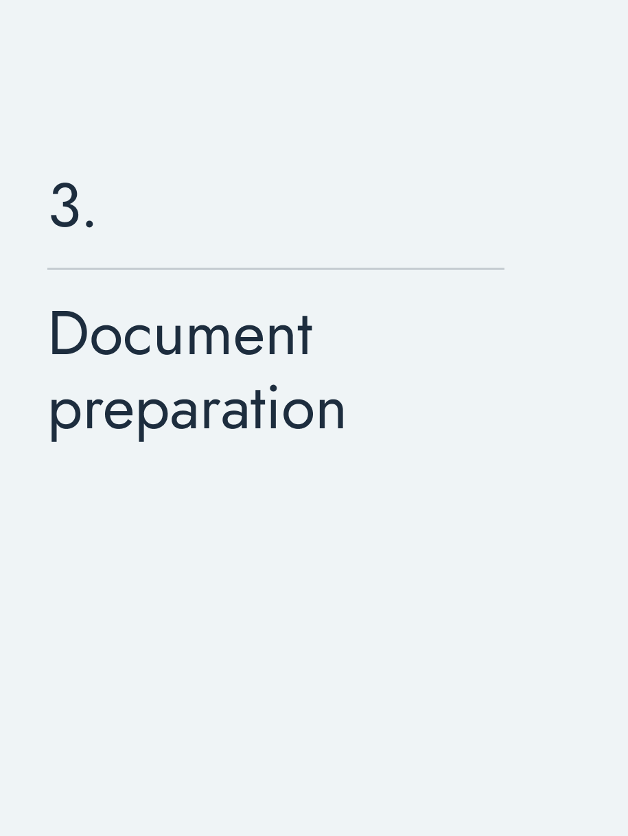 Document preparation