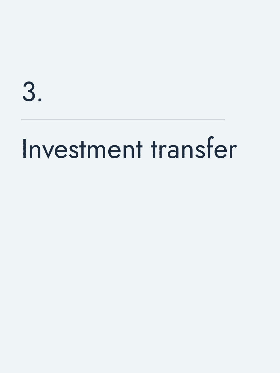 Investment transfer