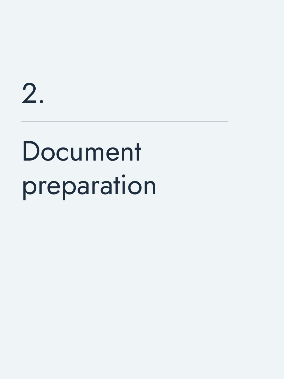 Document preparation