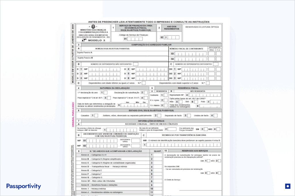 Налоговая декларация в Португалии
