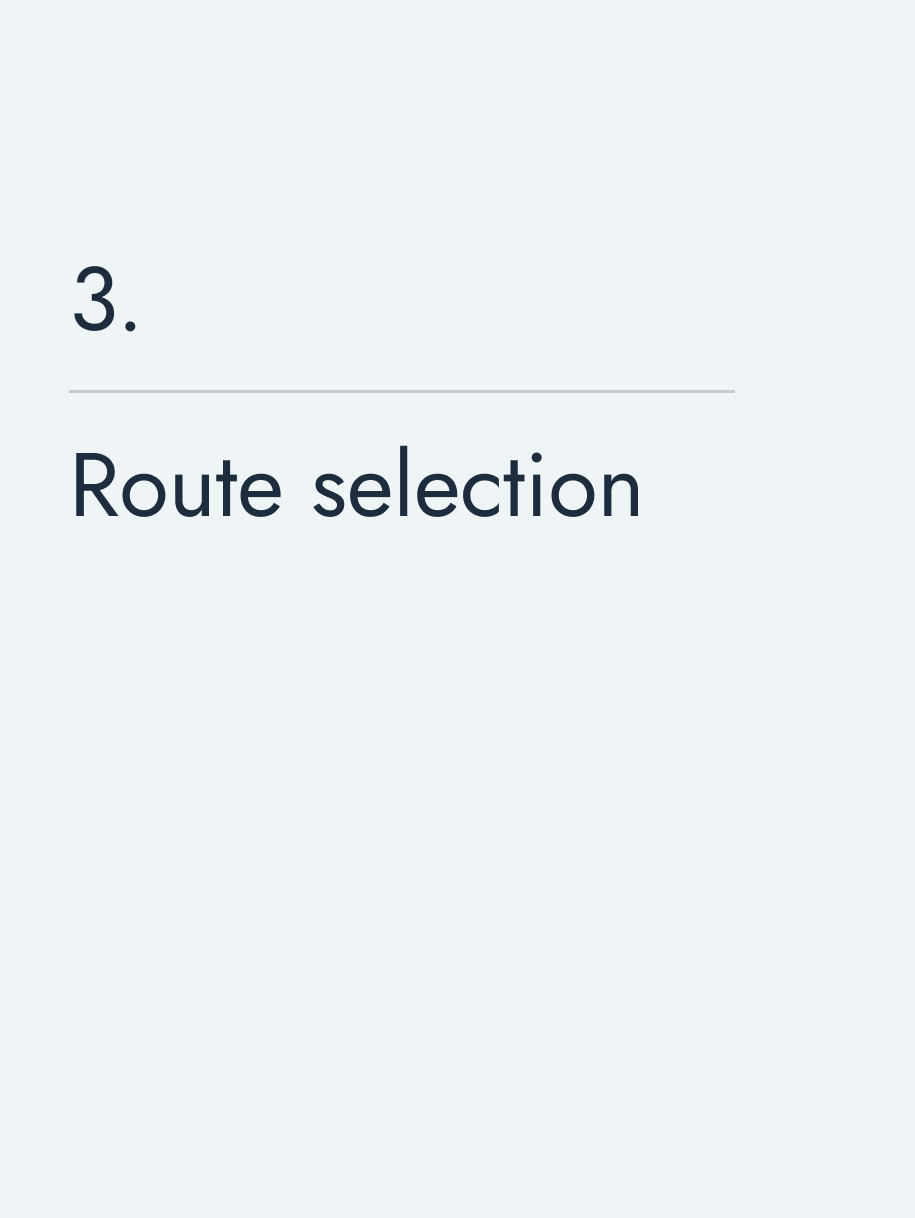 Route selection