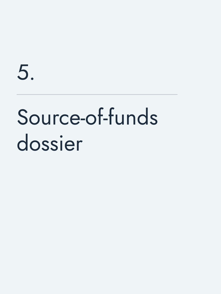 Source‑of‑funds dossier