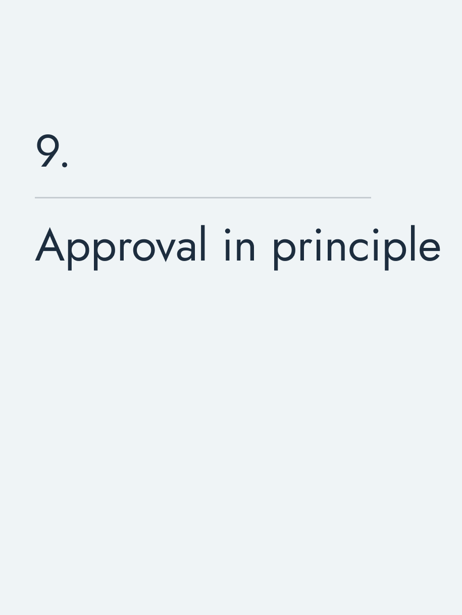 Approval in principle