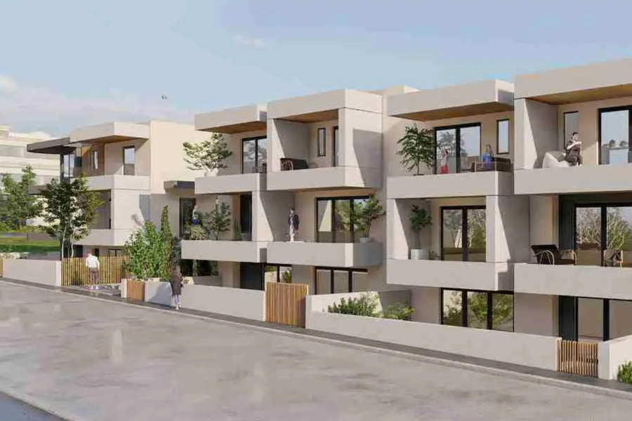 Современные апартаменты с двумя спальнями в Пилайя-Хортиатис, Салоники