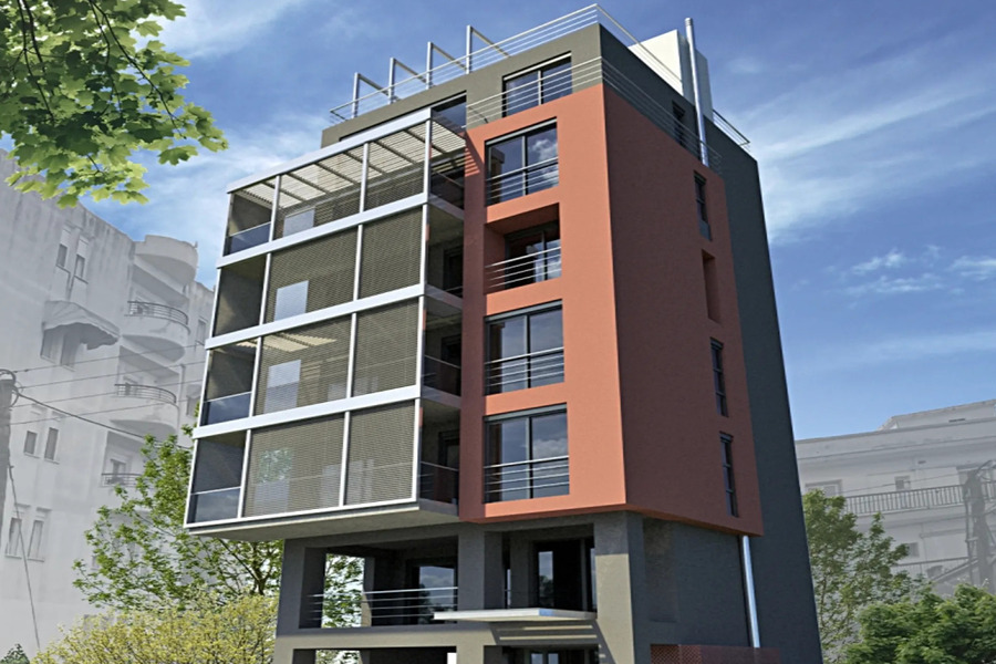 Апартаменты с четырьмя спальнями в районе Нтепо, Салоники